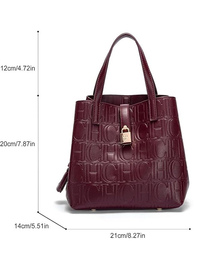 سي اتش سي اتش حقيبة حمل كبيرة للسيدات من CHCH - حقيبة يد متعددة الاستخدامات للتنقل اليومي مع حزام كتف عصرية - Image 2